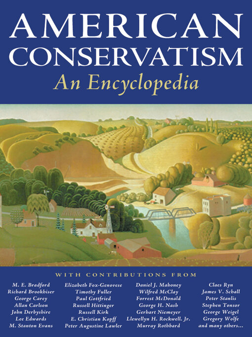 Title details for American Conservatism by Bruce Frohnen - Available